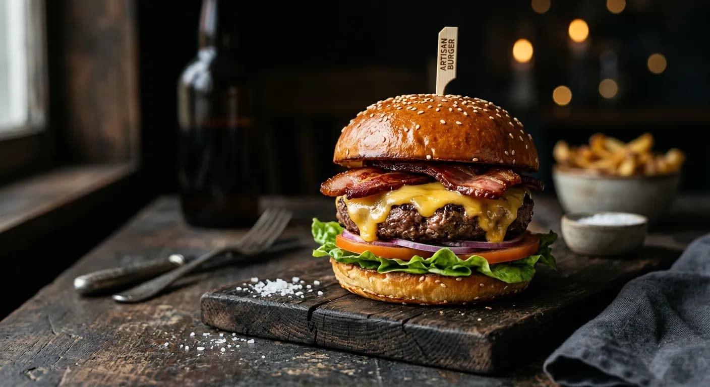 Showcase de comida profissional
